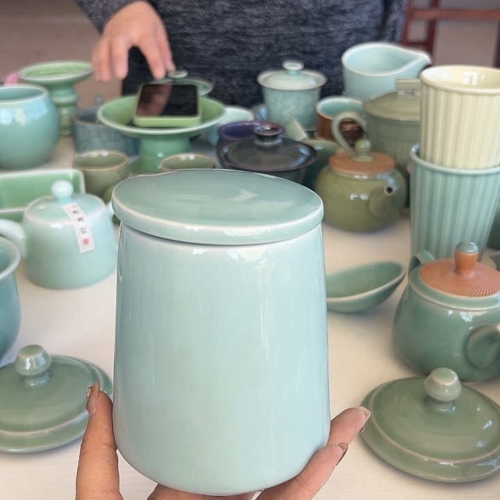 小米茶器龙泉青瓷