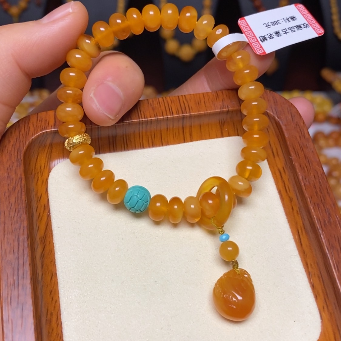 【闪购商品】蜜蜡手链未镶嵌手串