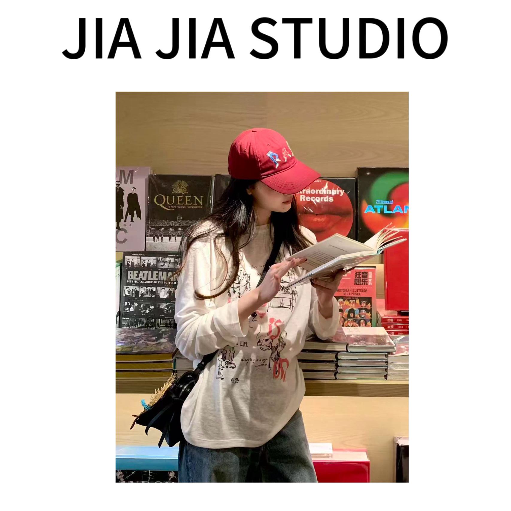 【嘉嘉推荐】#2055夏季新款 设计感 卡通印花长袖防晒上衣