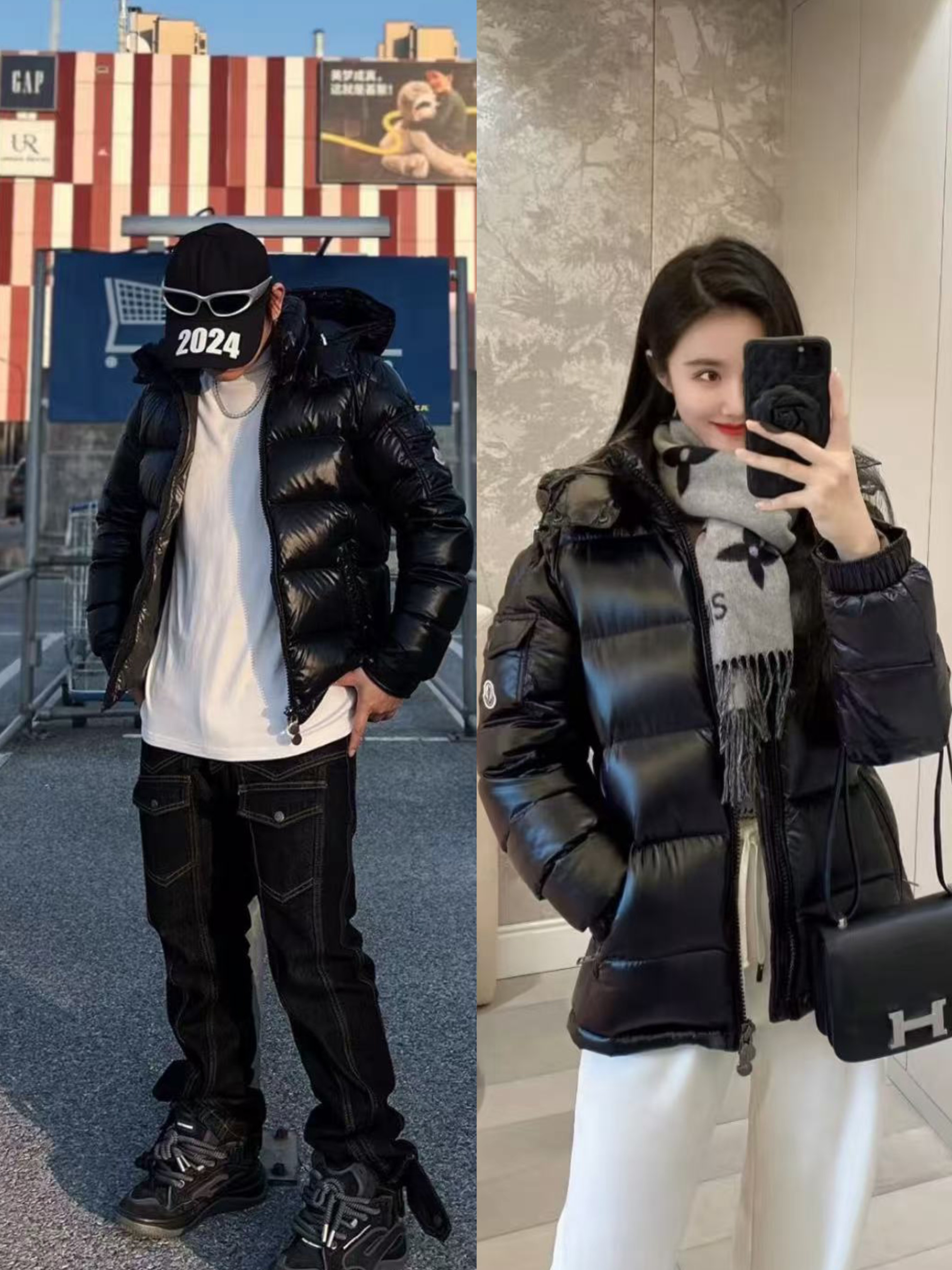 Moncler/盟可睐 25年K批次maya系列 防水短款高领夹克羽绒服