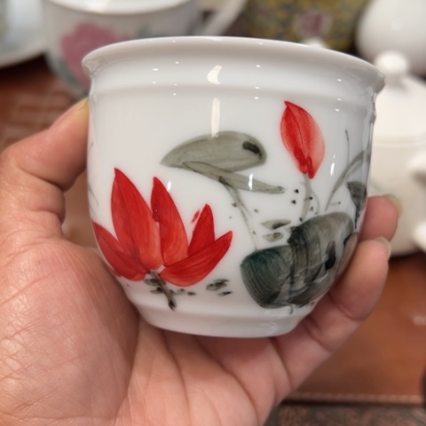 碗醴陵釉下手绘150毫升杯