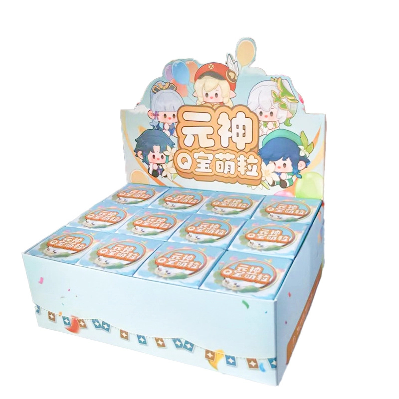 【懒懒】代拆原神同人国创Q版萌粒潮玩盲袋盲盒手办公仔桌面礼物