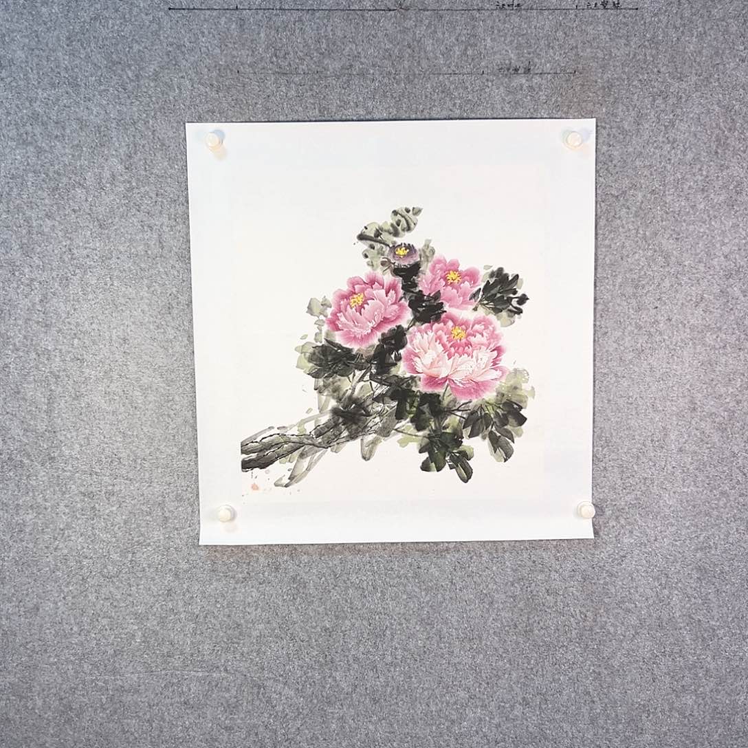 国画542 花鸟也可以用这种颜色