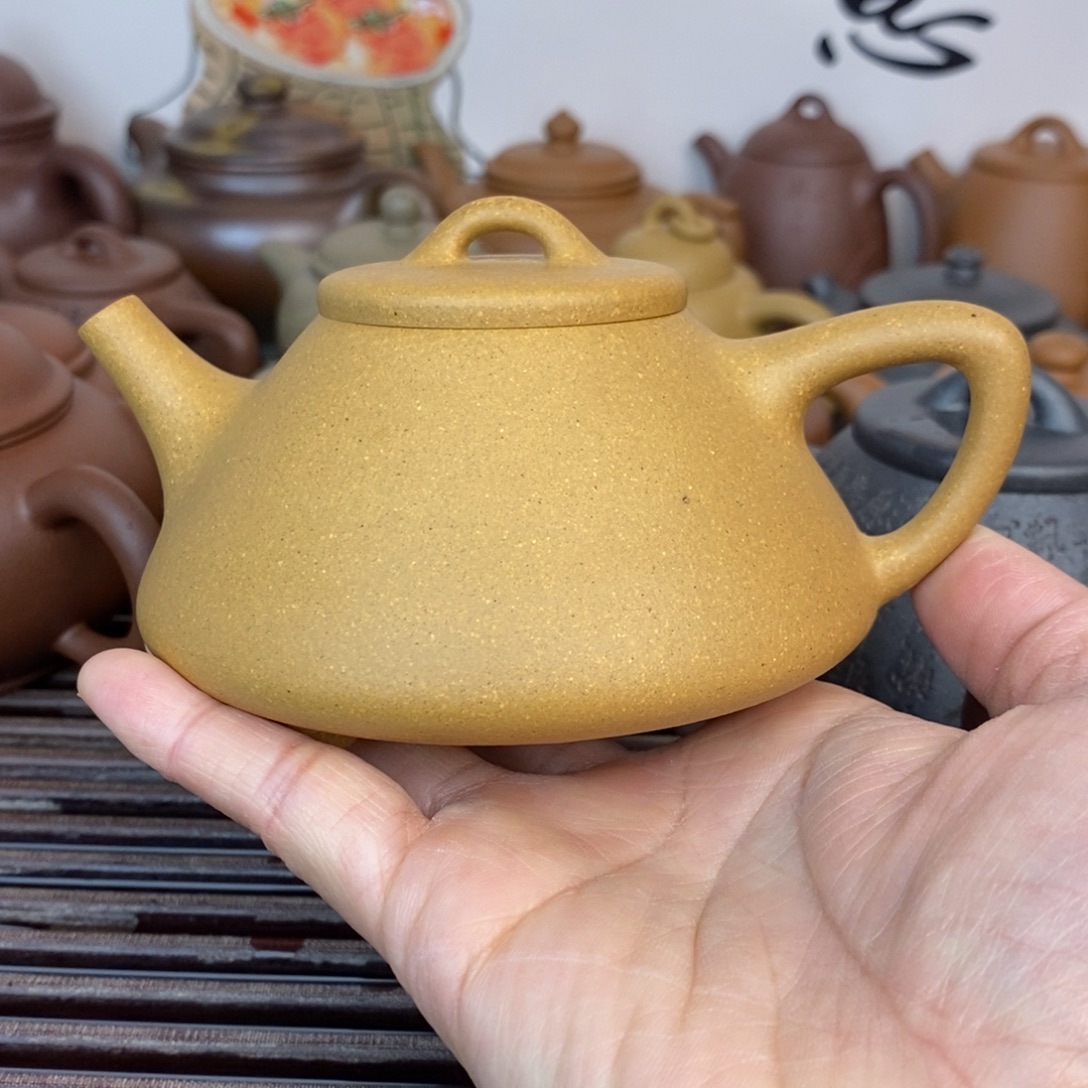 茶壶紫砂200ccccc黄金段子冶石瓢
