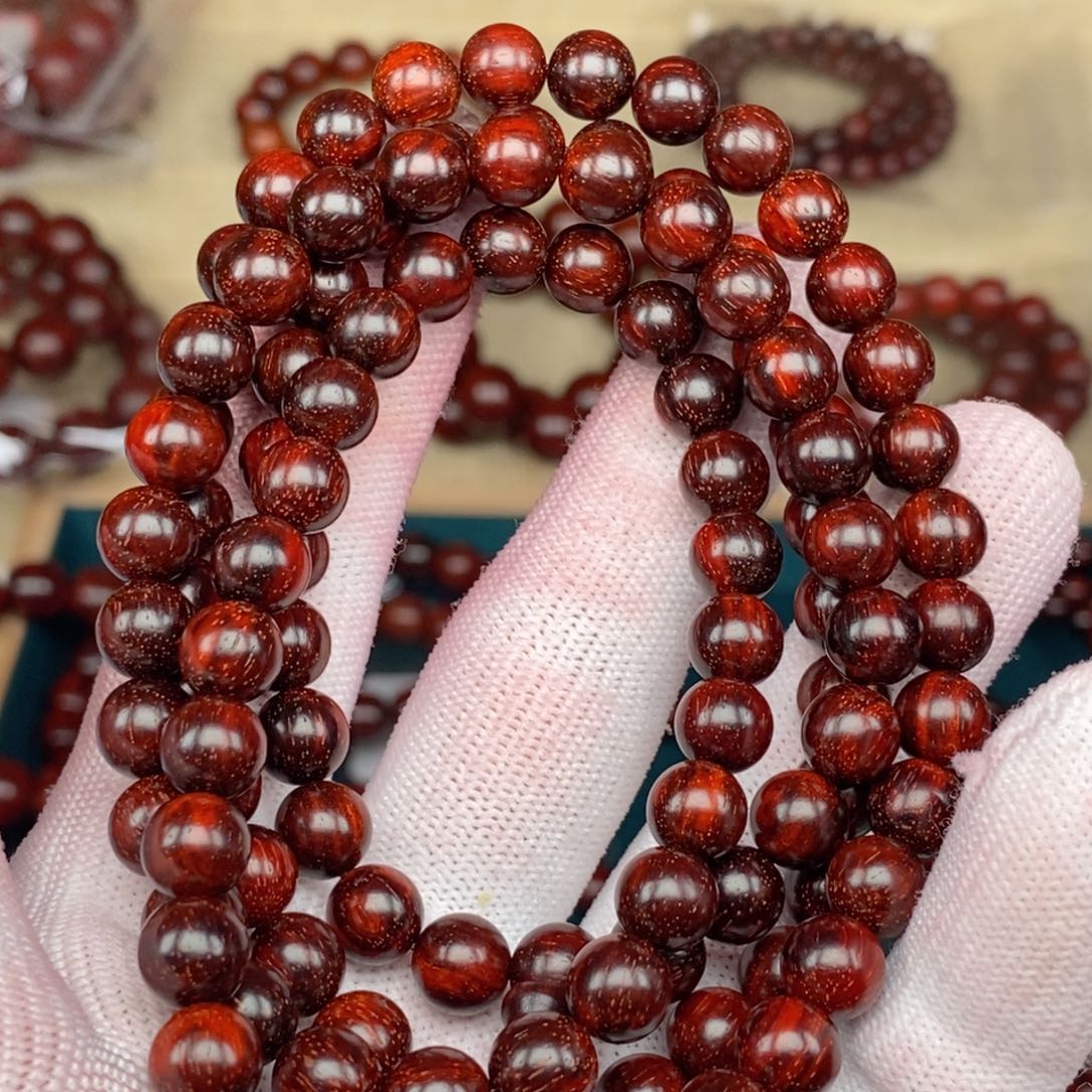 小叶紫檀手串/手链0.8火焰