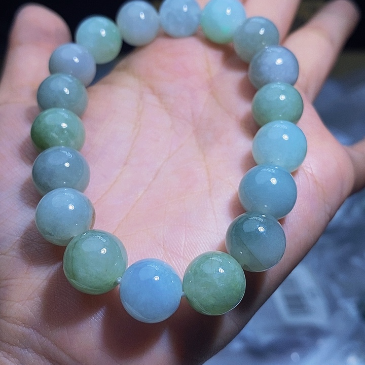 未镶嵌手串翡翠天然缅甸A货翡翠11.5