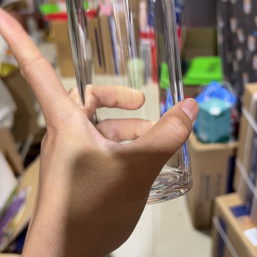 玻璃杯4104101205黑色单层烫手玻璃杯