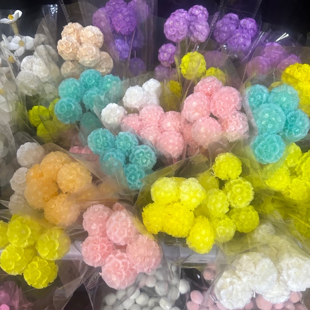 风车果松虫果永生花花束可用于家居装饰DIY花艺插花材料仿真花