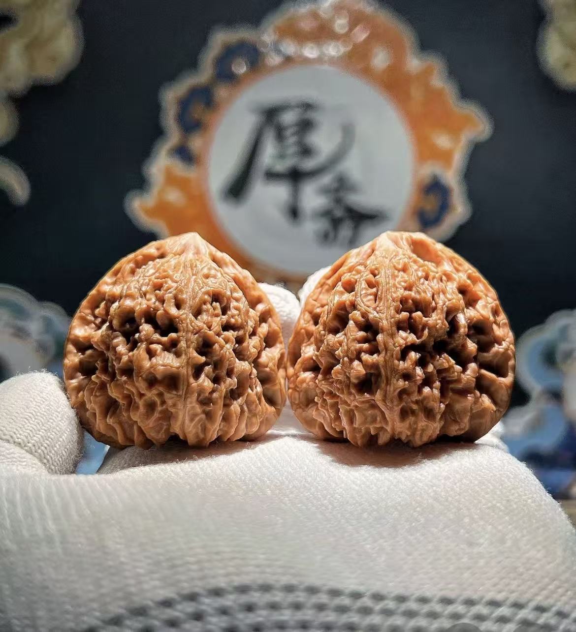 【直播间专用链接】文玩核桃白狮子南疆石