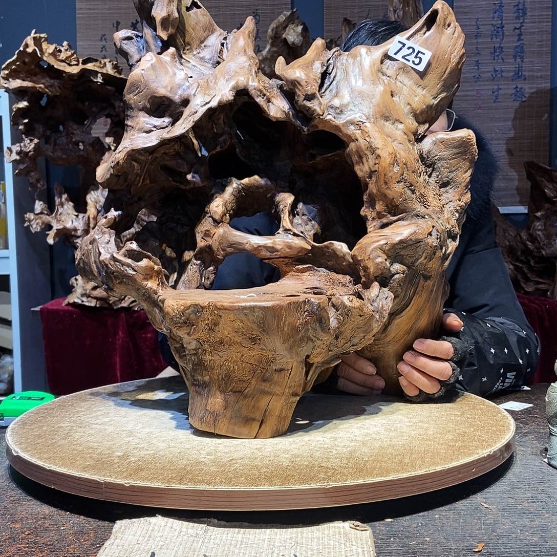 世***事725。株木随行根艺