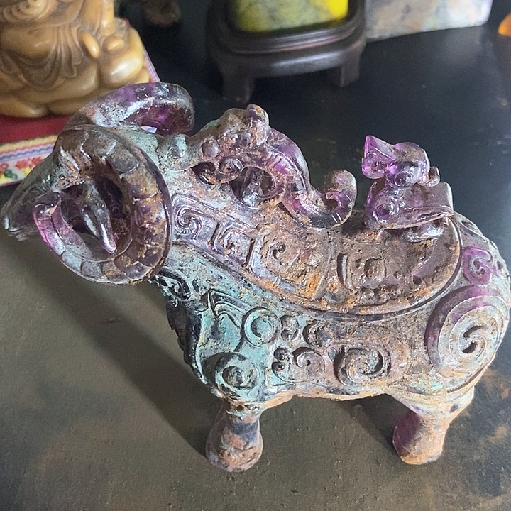 紫金钵盂菩提吊坠温**你