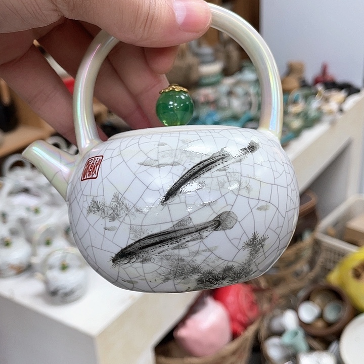 壶老段烧陶瓷茶器！