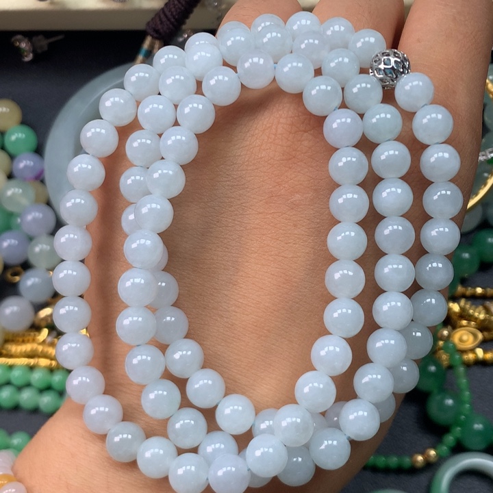 翡翠未镶嵌手链卡7