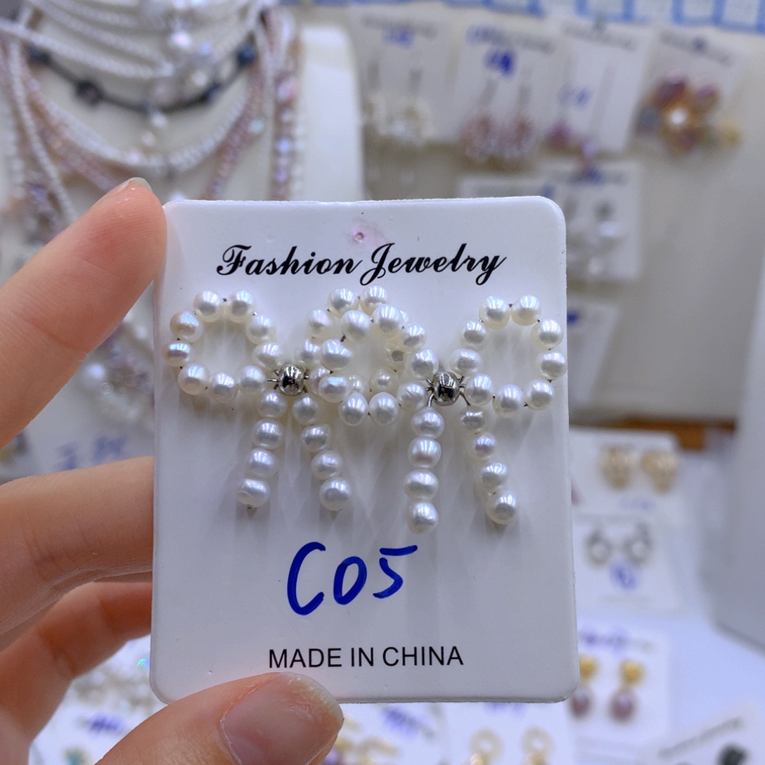 淡水珍珠颈饰银S925镶嵌