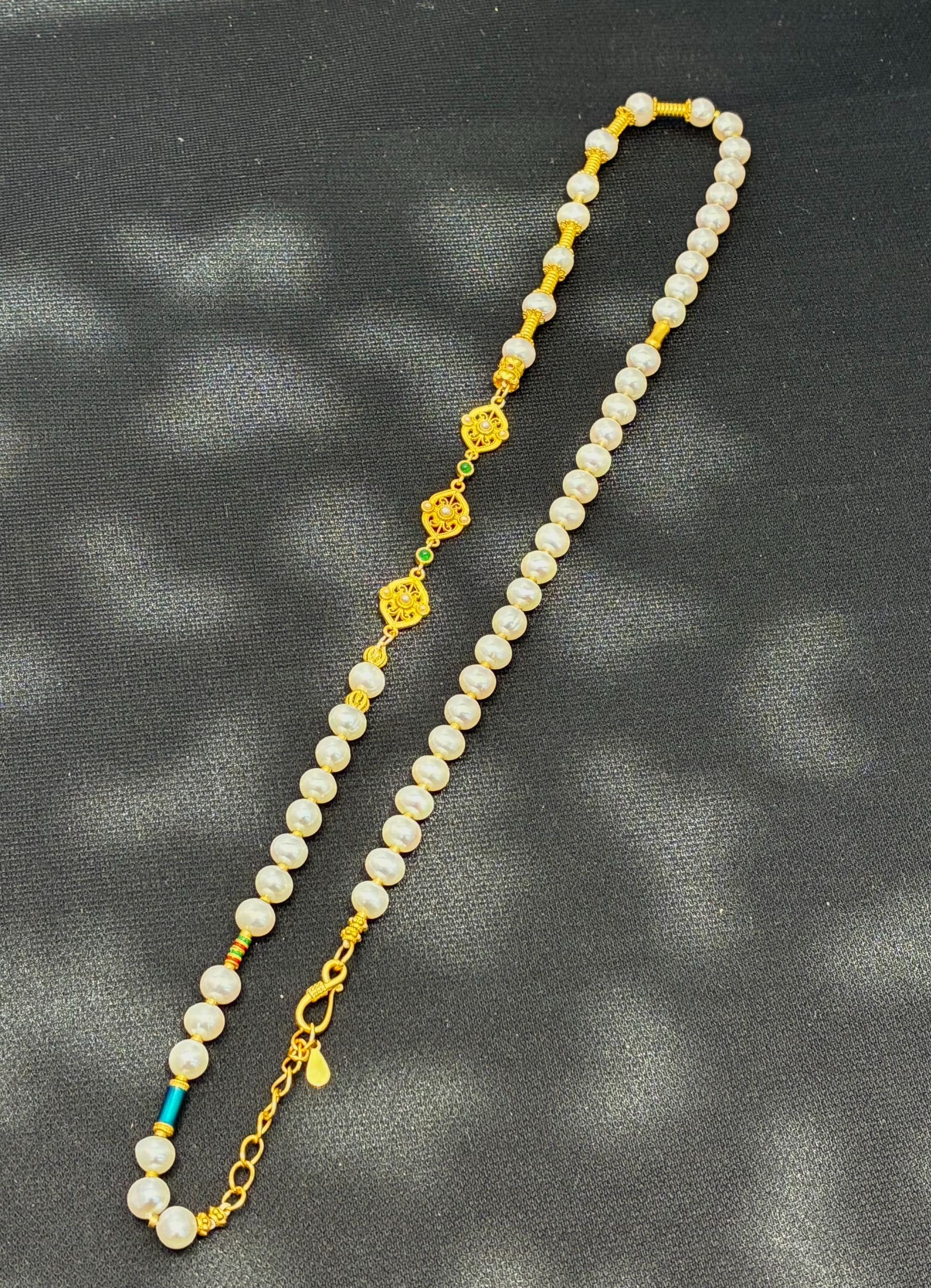 珍珠项链 2965 多样式发一件  46cm