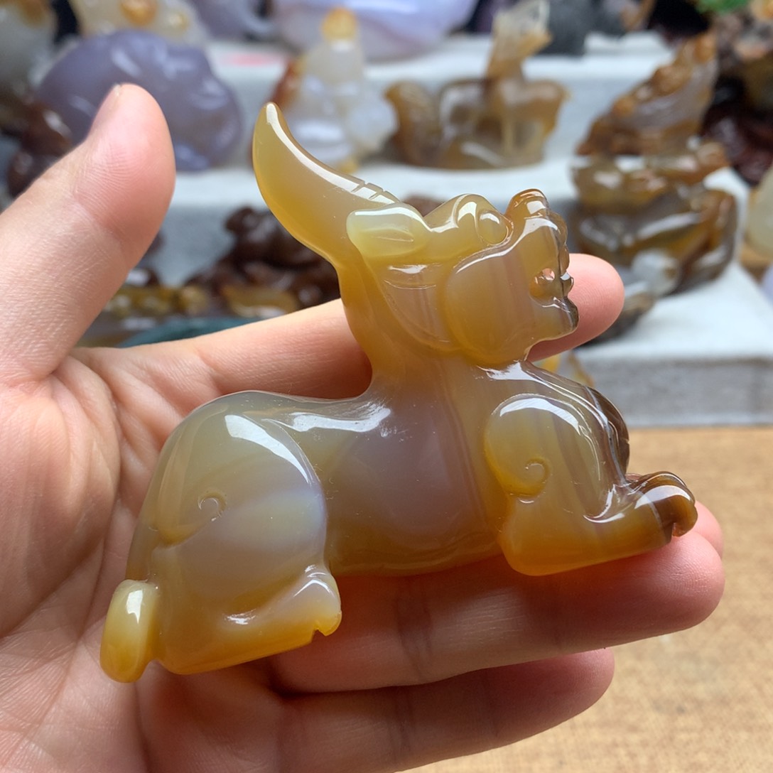 玛瑙/玉髓珠宝奇石未镶嵌二*姐