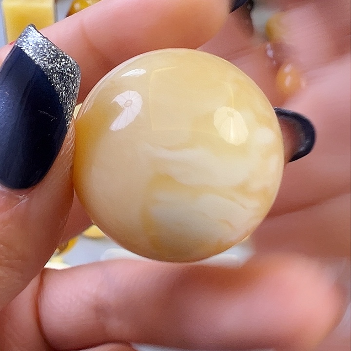 蜜蜡颈饰未镶嵌蜜蜡