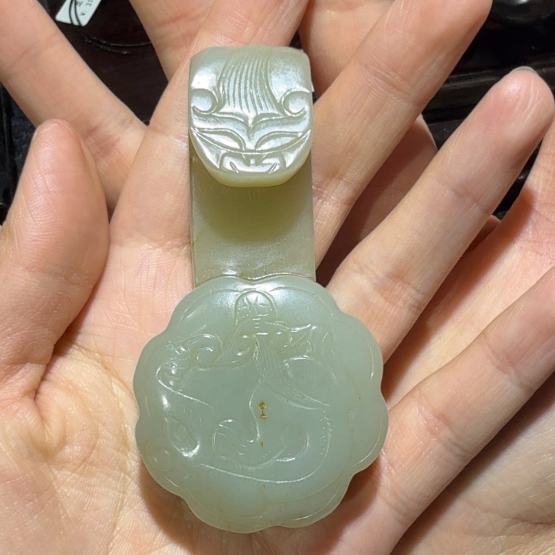 和田玉挂件未镶嵌雨*