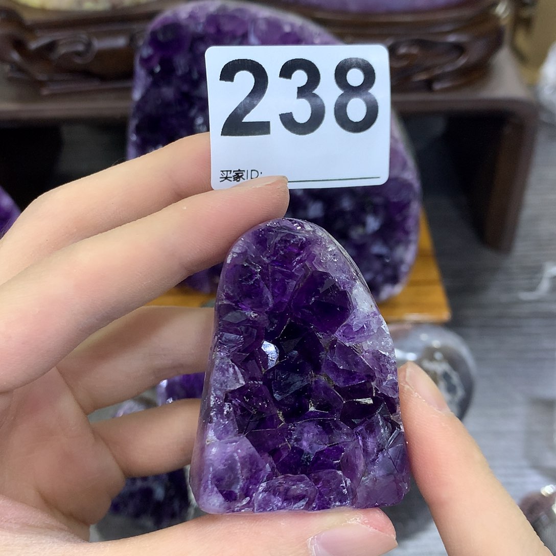 紫晶珠宝半成品未镶嵌238