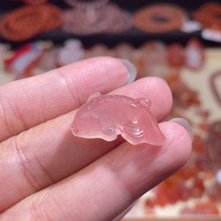 南红玛瑙锦鲤未镶嵌841