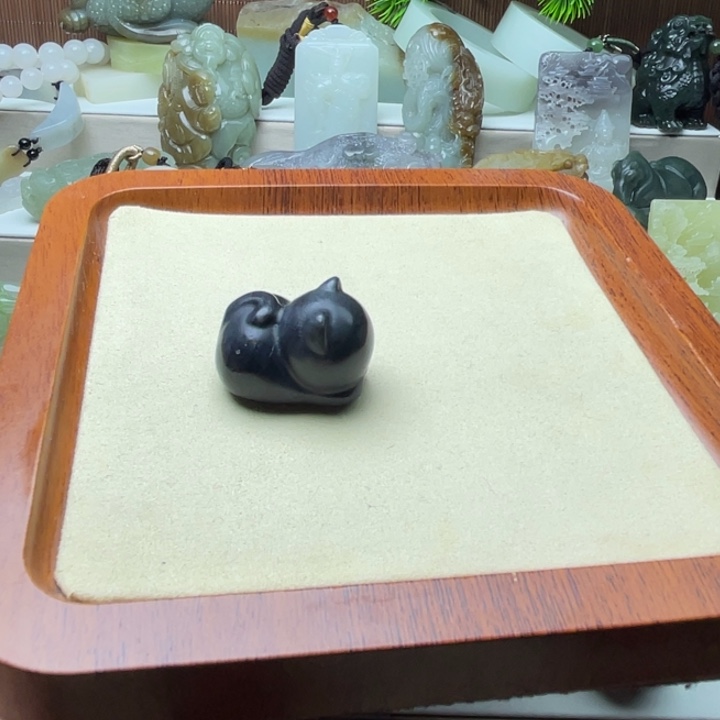 一****和田玉未镶嵌挂件