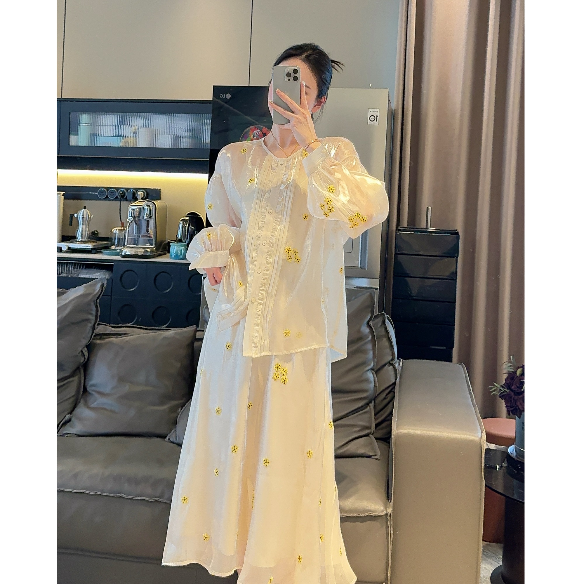 Zwinnie/詹维尼【流光刺绣套装】中式气质套装GZC202402