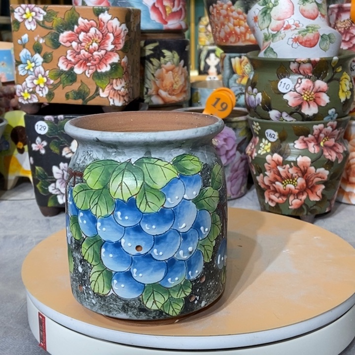 红陶景德镇艺术手绘作品