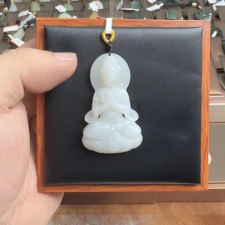 和田玉吊坠(不含链)未镶嵌