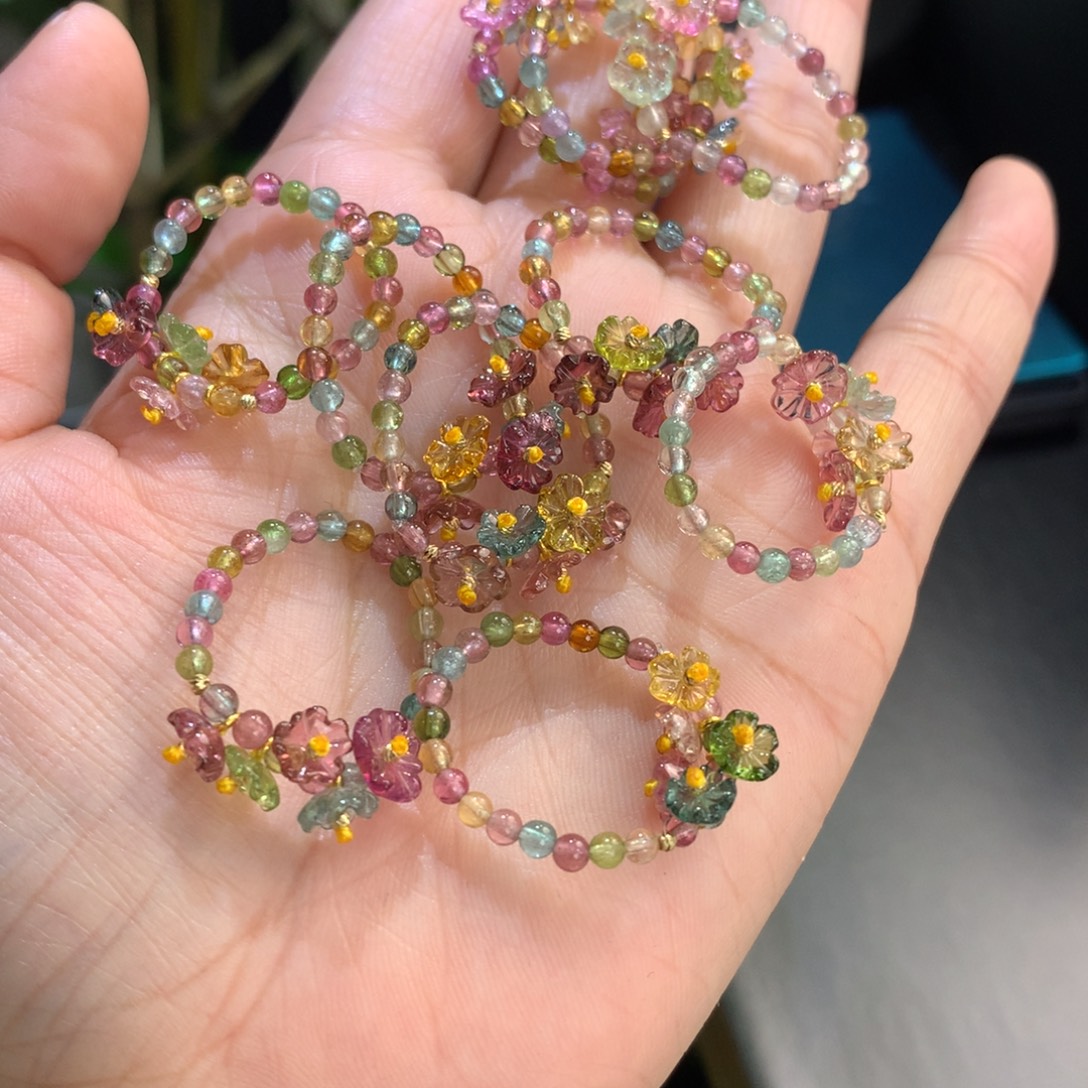 碧玺未镶嵌戒指多样性发其一