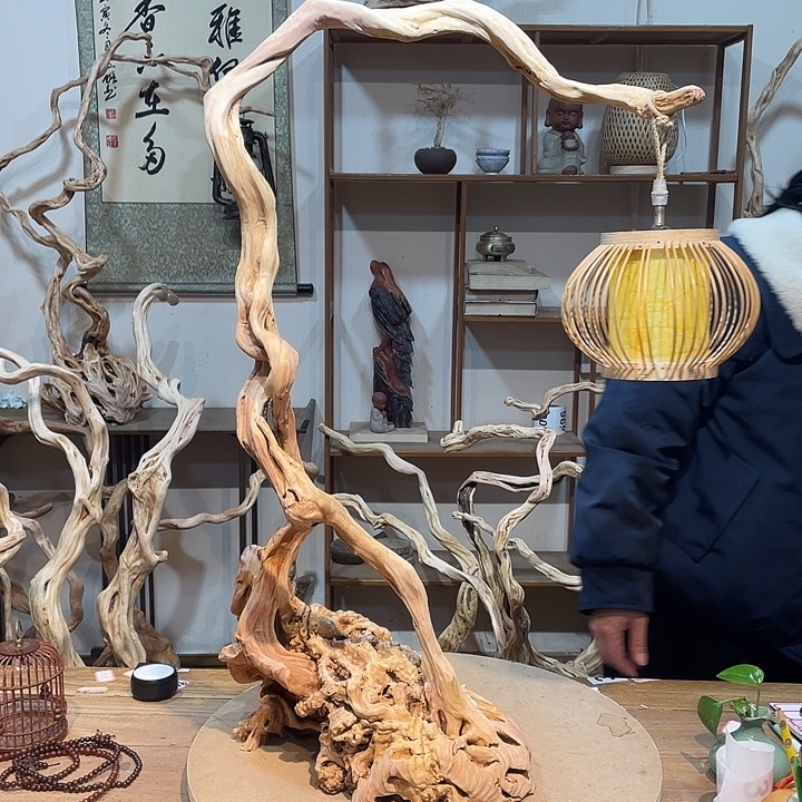 木杜鹃根根艺摆件9