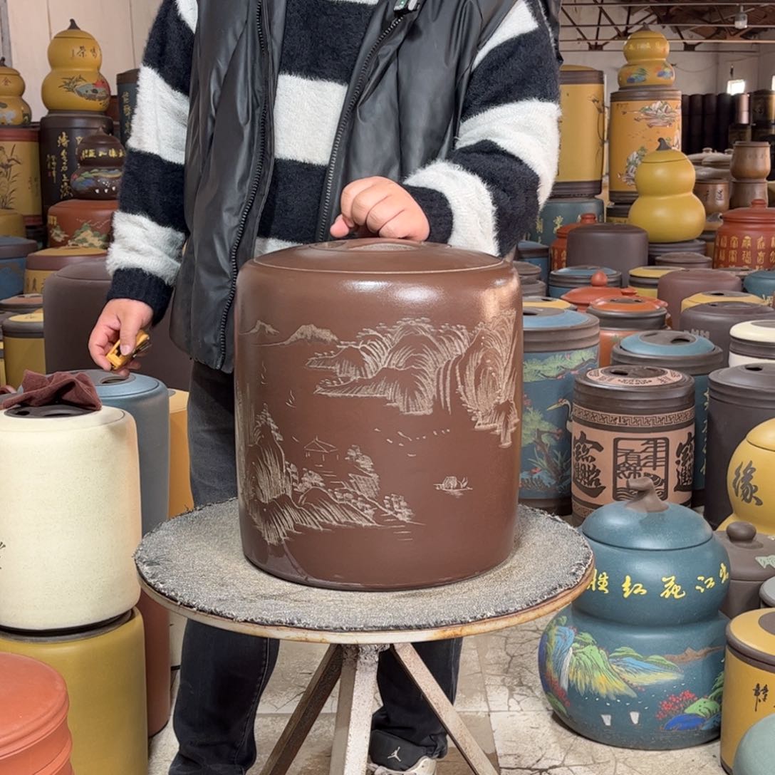 紫砂茶叶罐茶叶罐