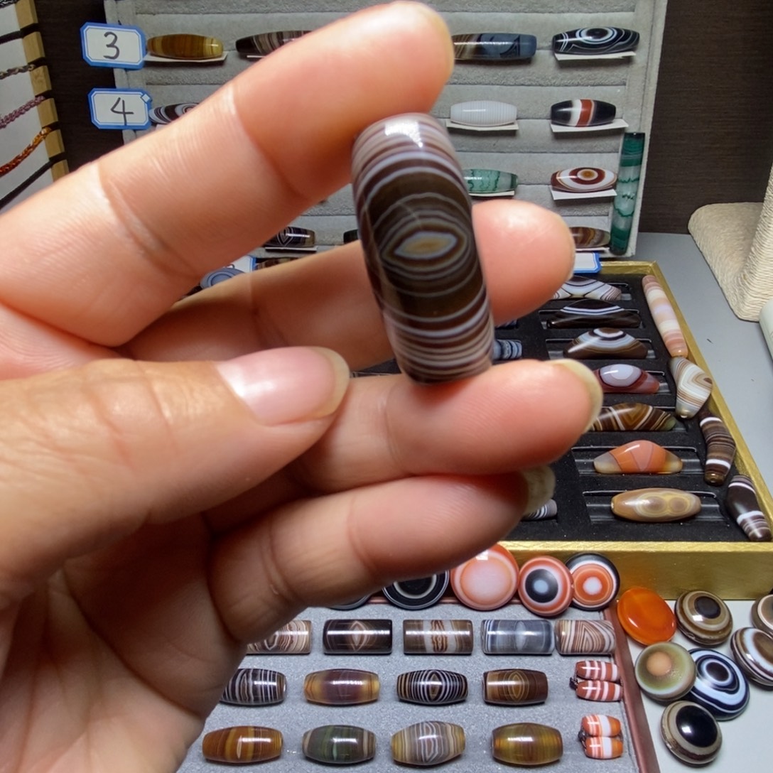 玛瑙/玉髓合金珠宝半成品