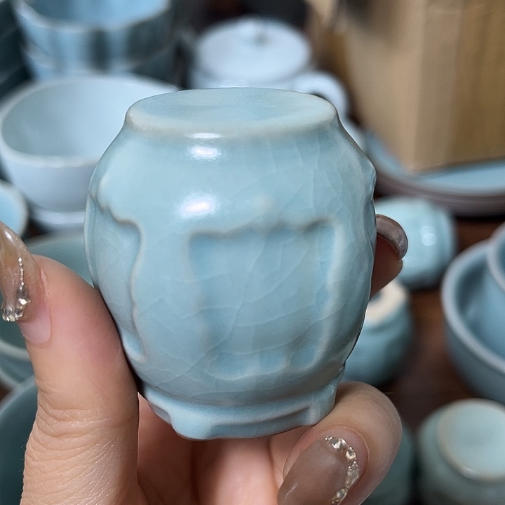 瓷片原产地汝瓷烧制瑕品