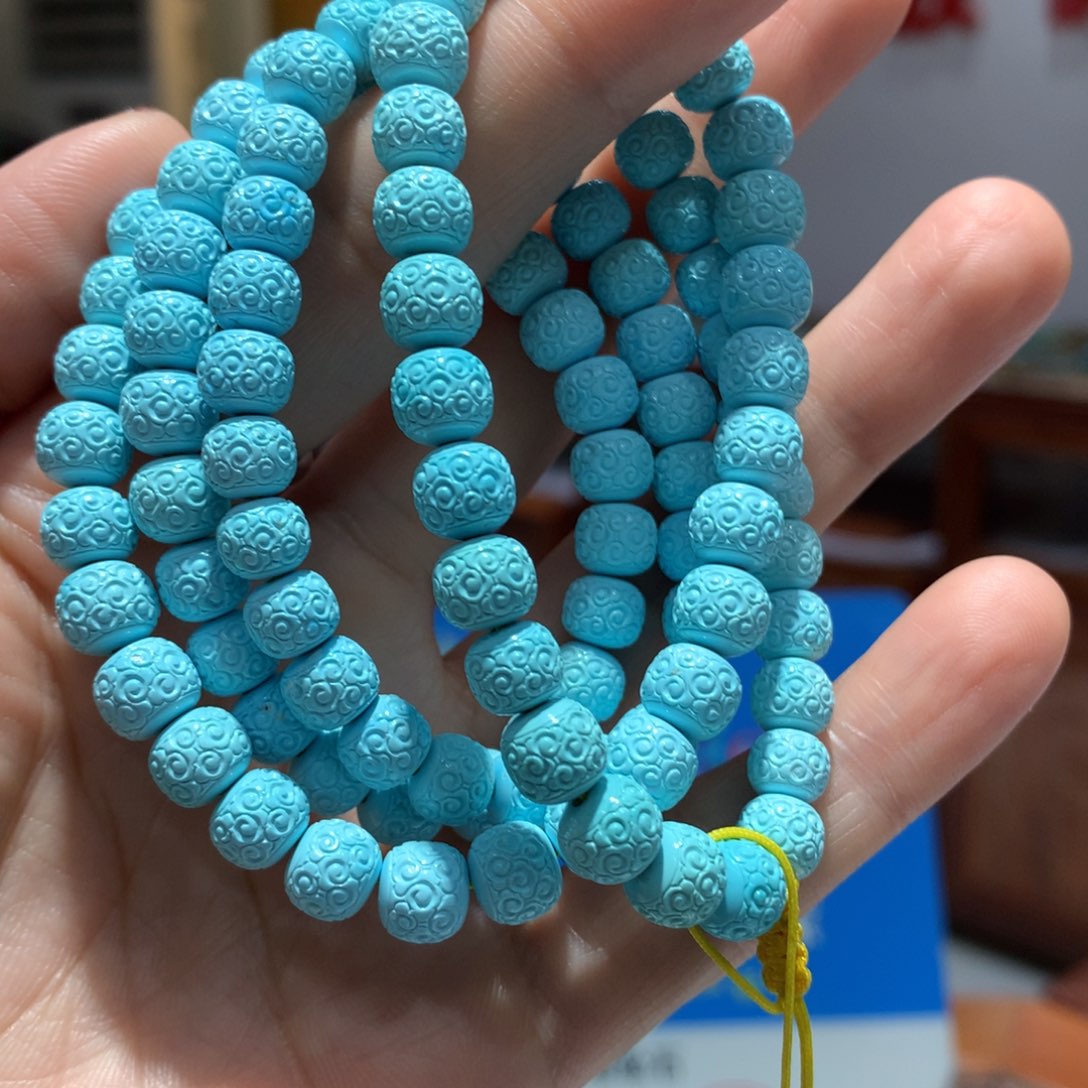 未镶嵌绿松石长链