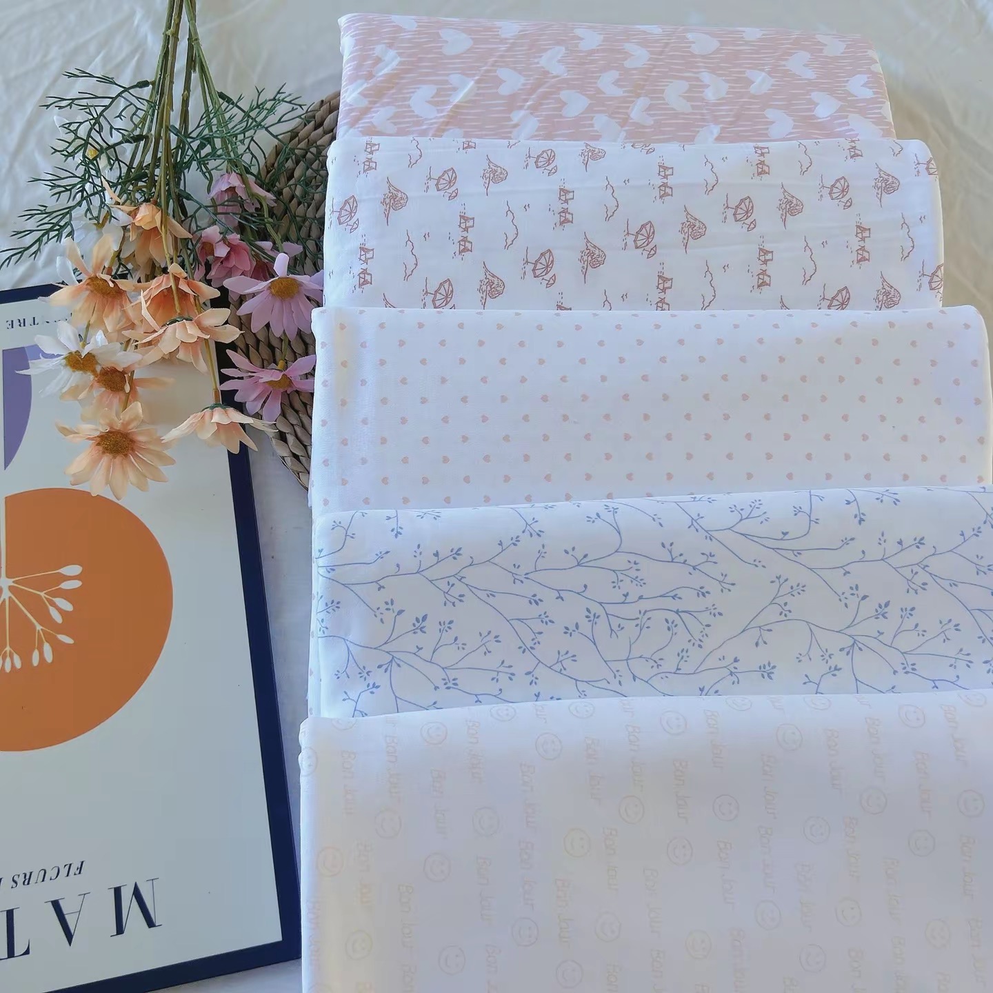  按主播编号下单经营各种服装针织面料