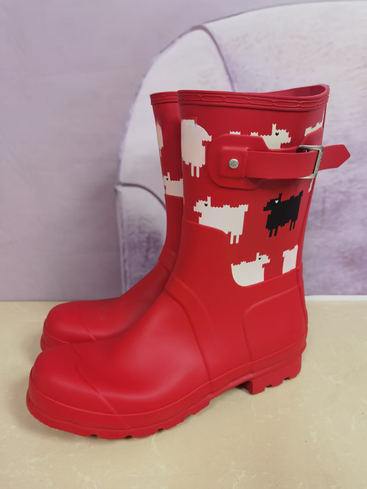 4号专属中高筒耐磨防滑防水靴