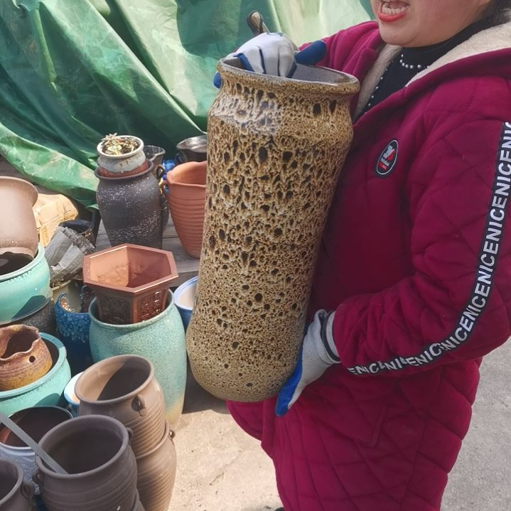 红陶口18高46瑕疵