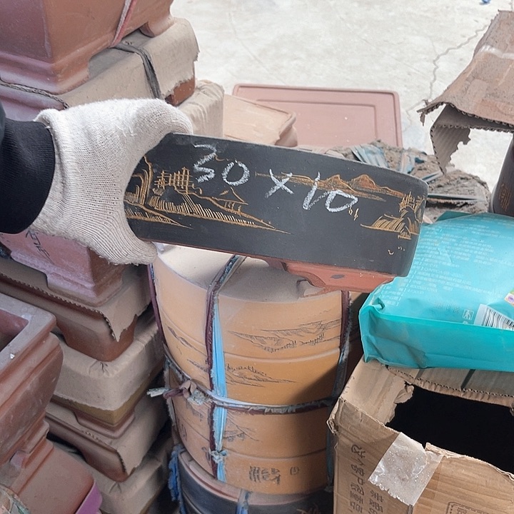 紫砂花盆紫砂等传统