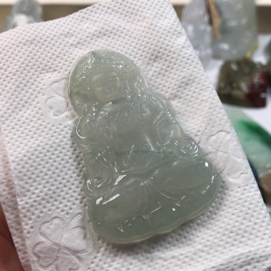 翡翠未镶嵌颈饰天然缅甸翡翠a货