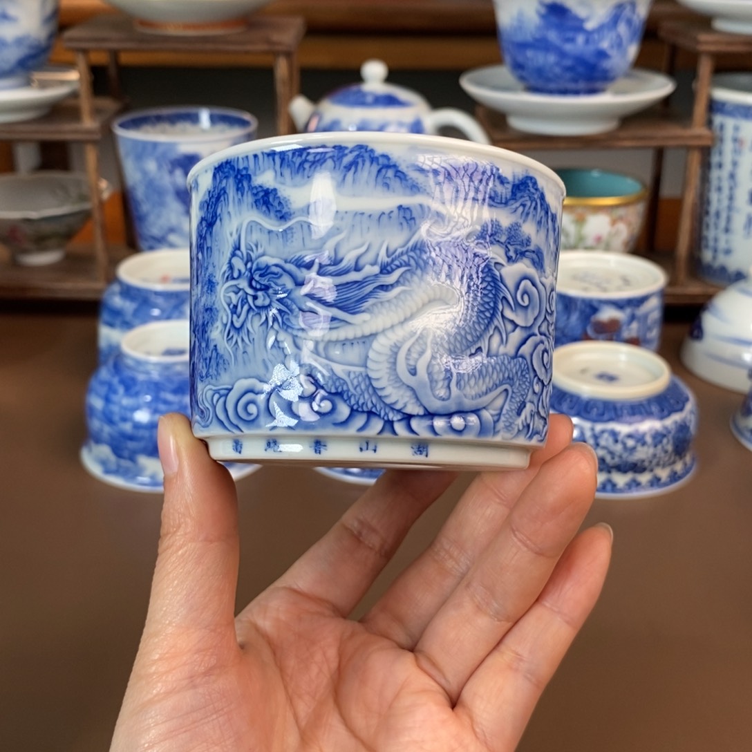 景德镇陶瓷手工手绘