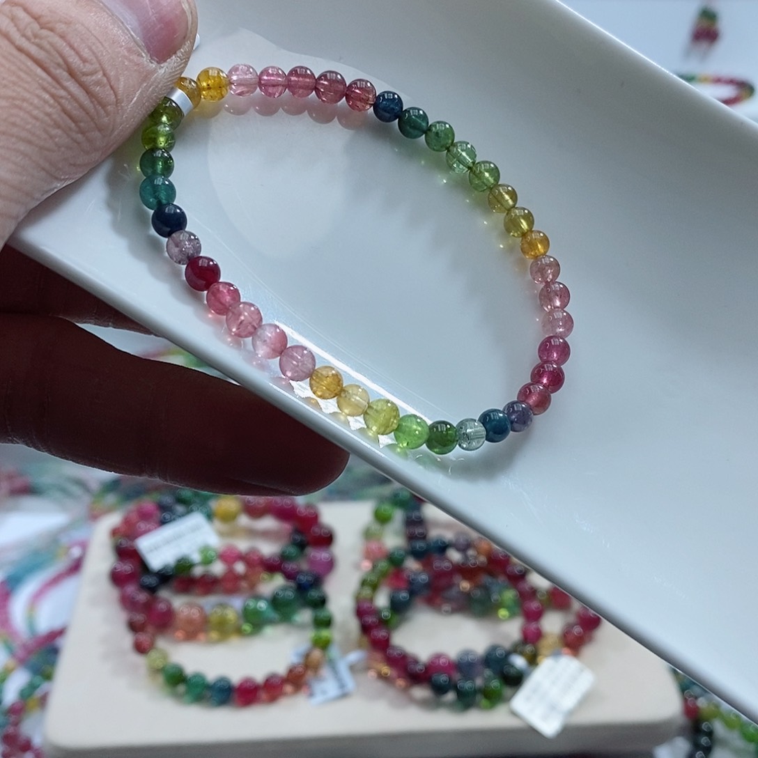 碧玺手链未镶嵌手链