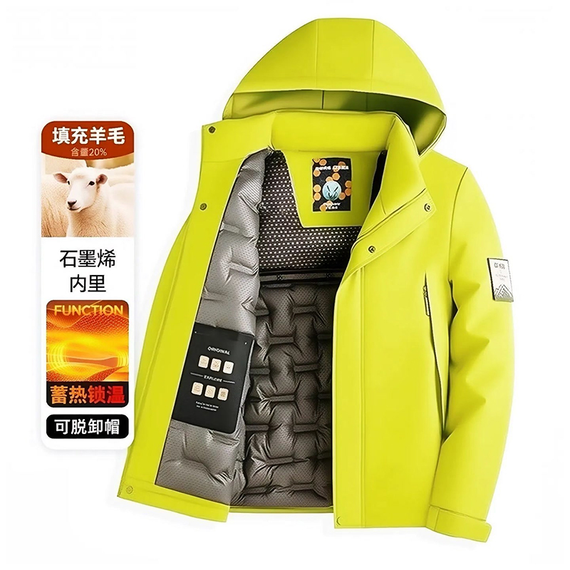 冬季新款加厚保暖极寒棉衣外套