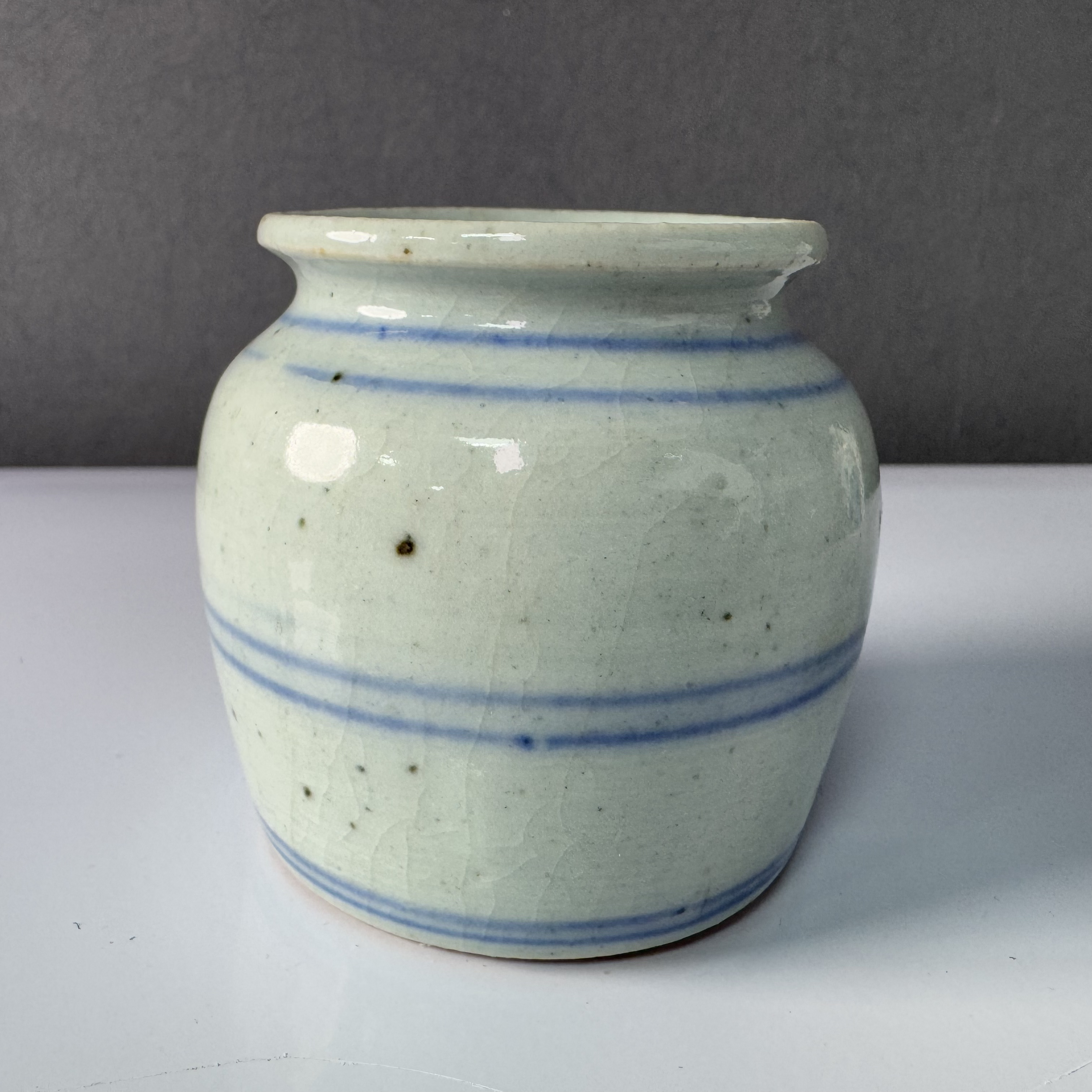 清中期 马蹄水盂