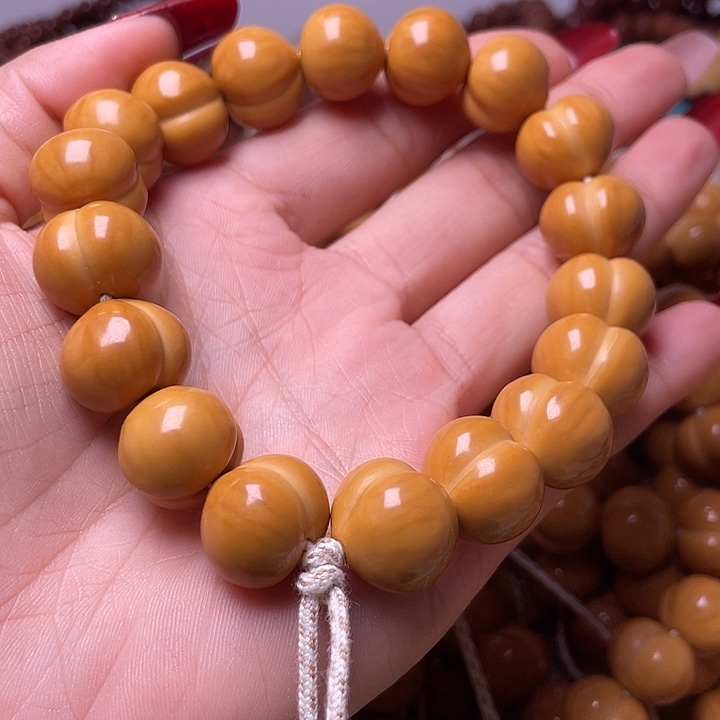 猴头核桃手串16一物尺寸镜面柯基屁桃手持全品无暇