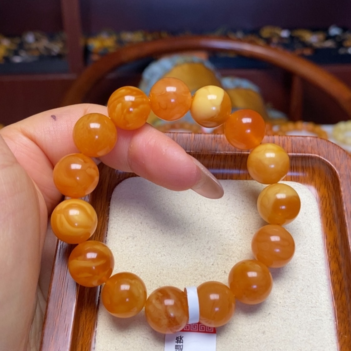 【闪购商品】蜜蜡手链未镶嵌手串