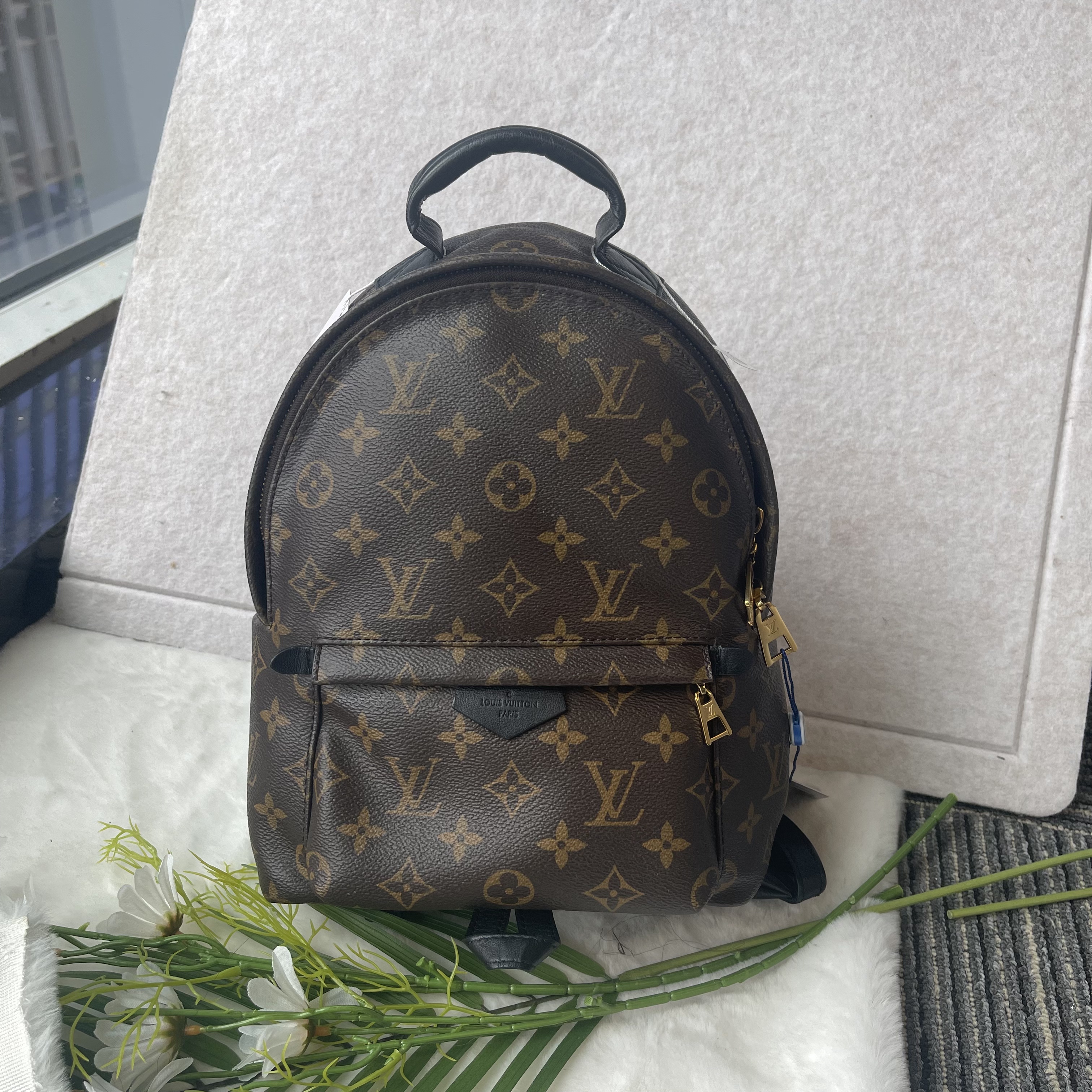 修复品老花双肩包中号  全原