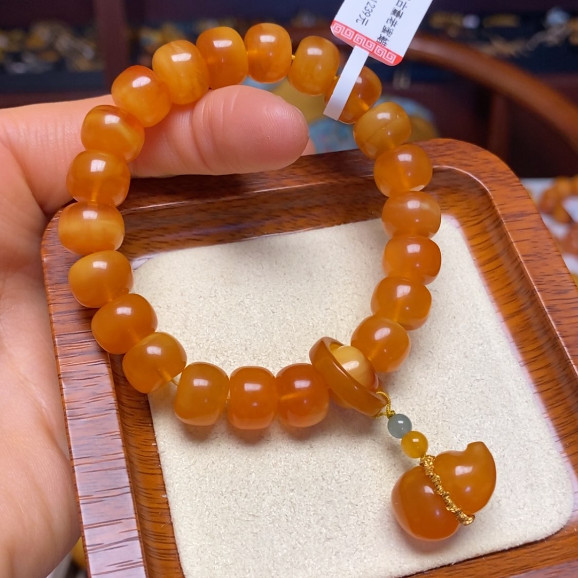 【闪购商品】蜜蜡手链未镶嵌手串