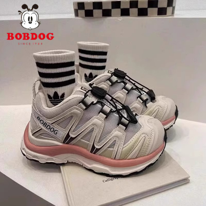 巴布豆女童运动鞋2025新款儿童轻便老爹鞋透气男童休闲跑步鞋韩版