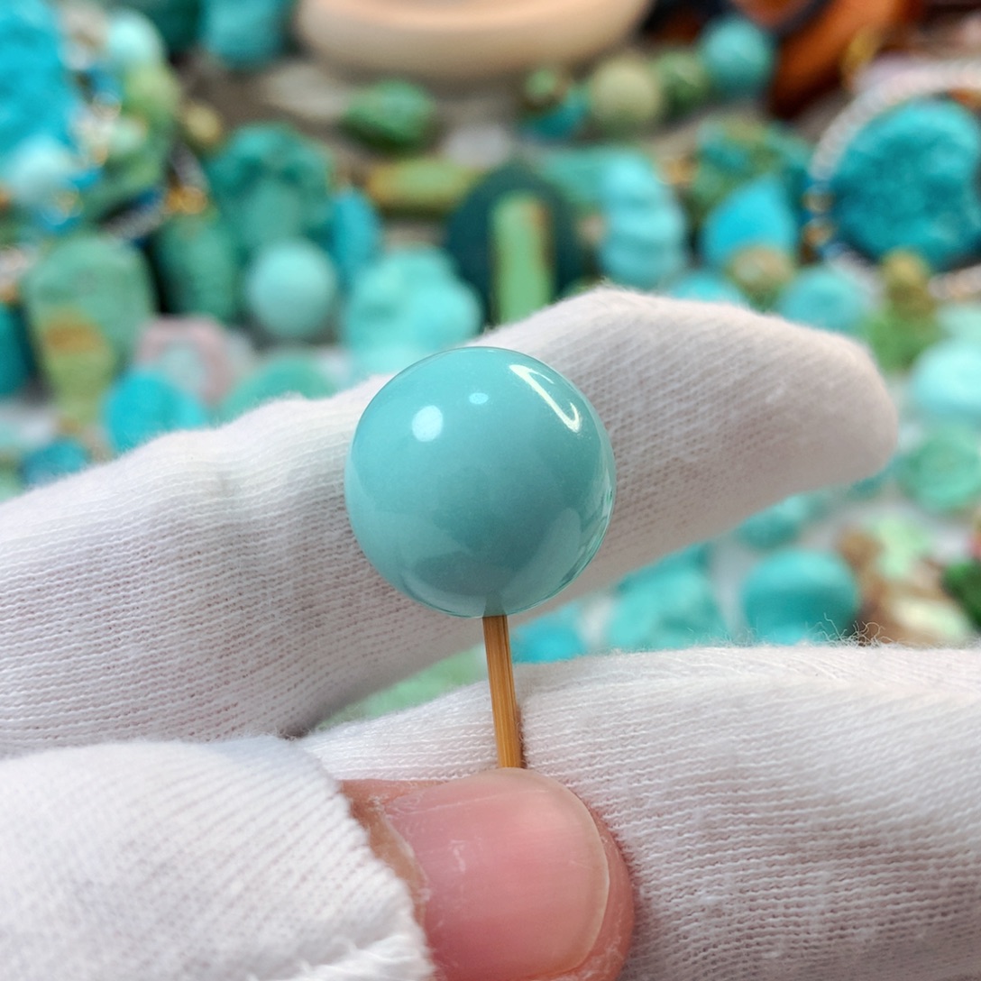 未镶嵌绿松石珠宝半成品