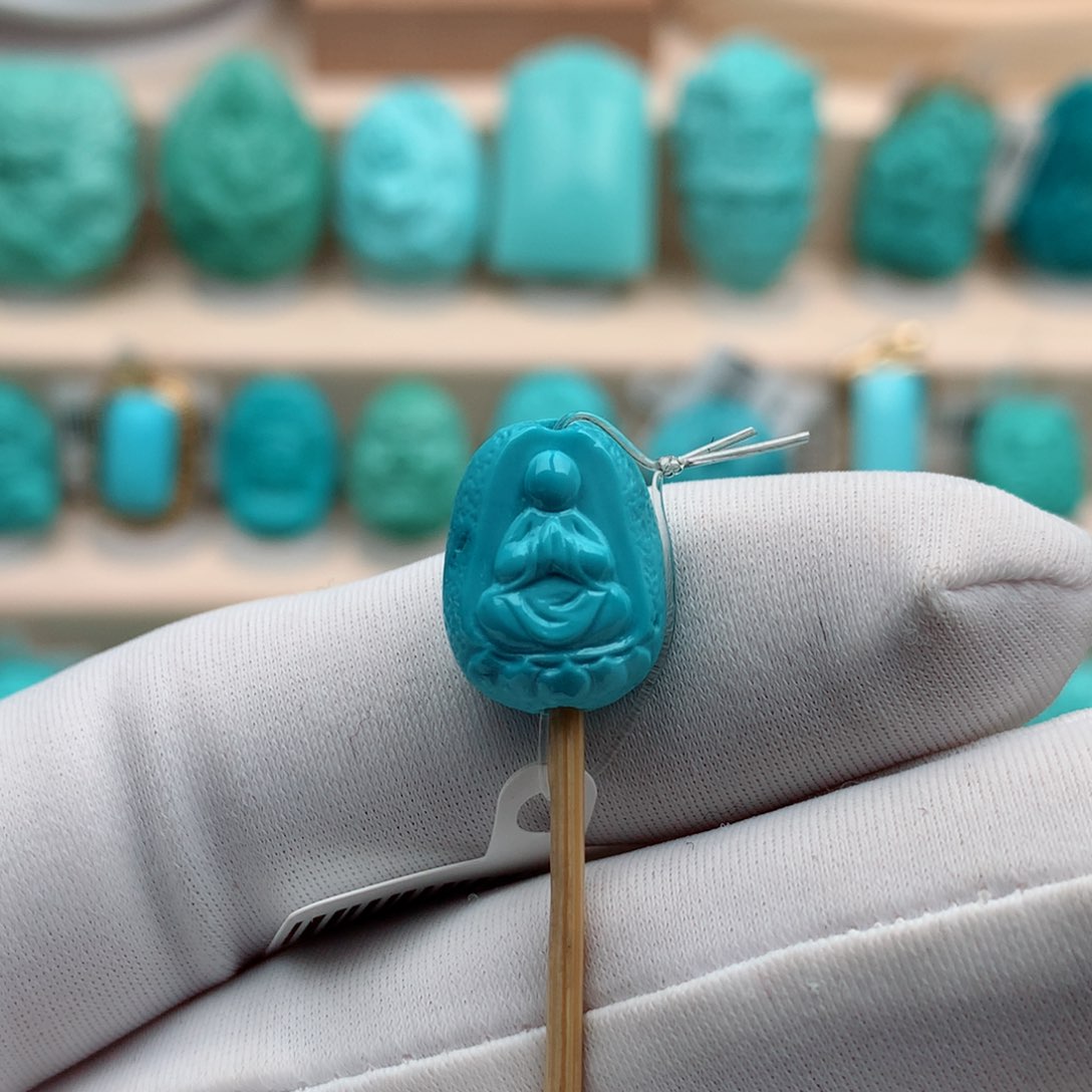 绿松石珠宝奇石未镶嵌